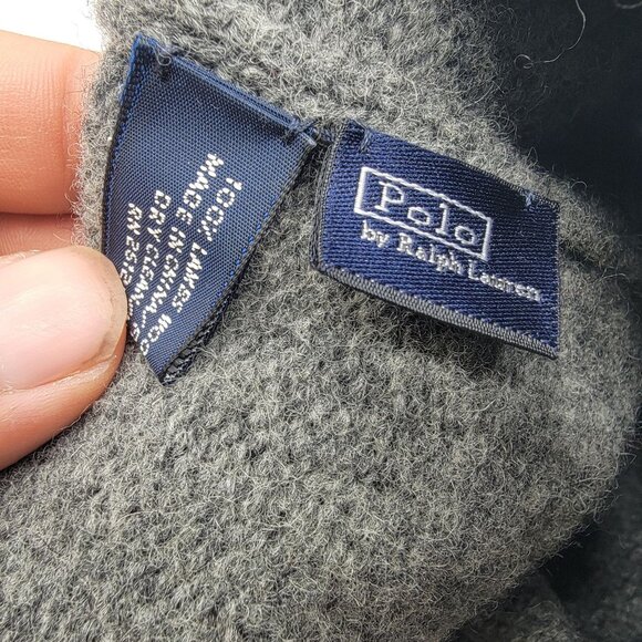 Polo By Ralph Lauren Gray Lambswool Womens Beanie Winter Warm Casual Outdoors main image 4